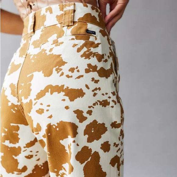 Obey Straggler Cow Print Pants - Picture 15 of 15